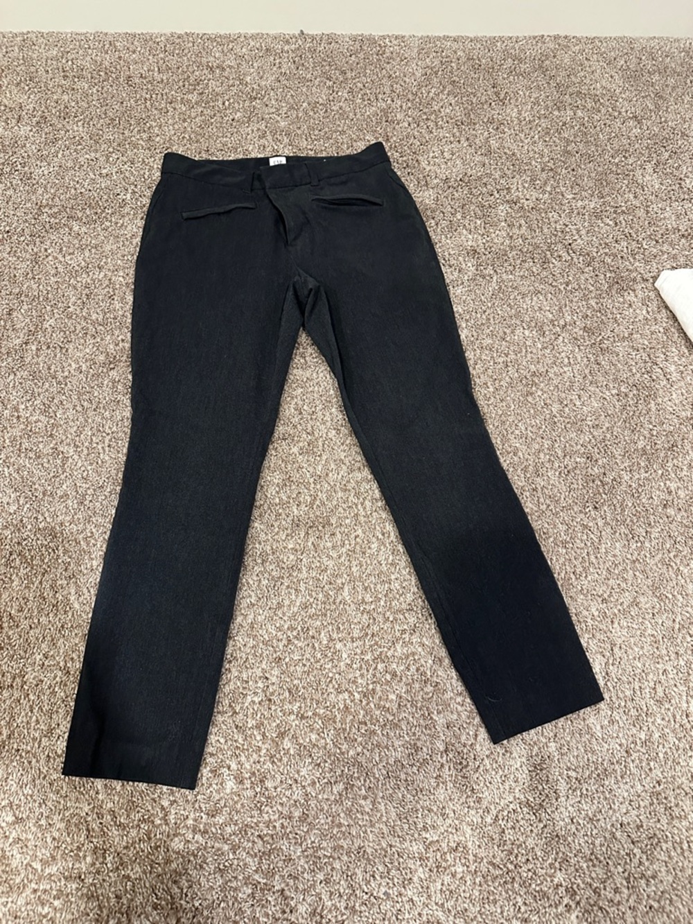Light black gap signature skinny ankle Slim Dress Pants